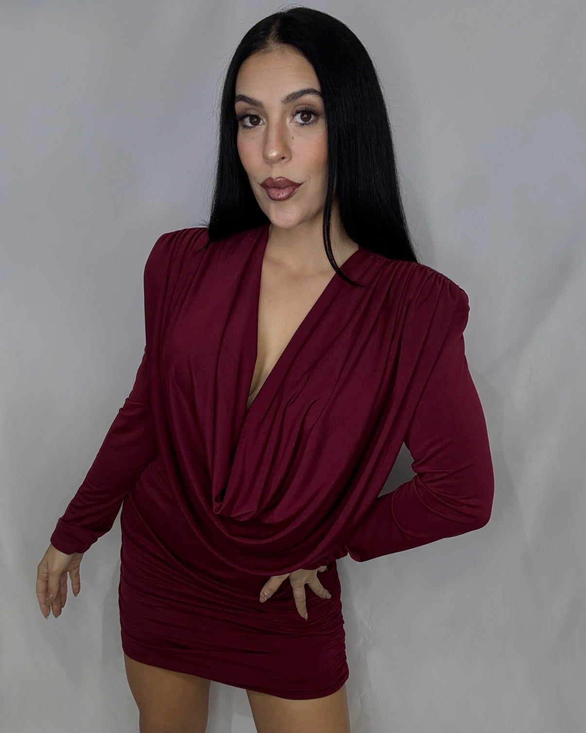 Vestido Lucrecia Burdeos