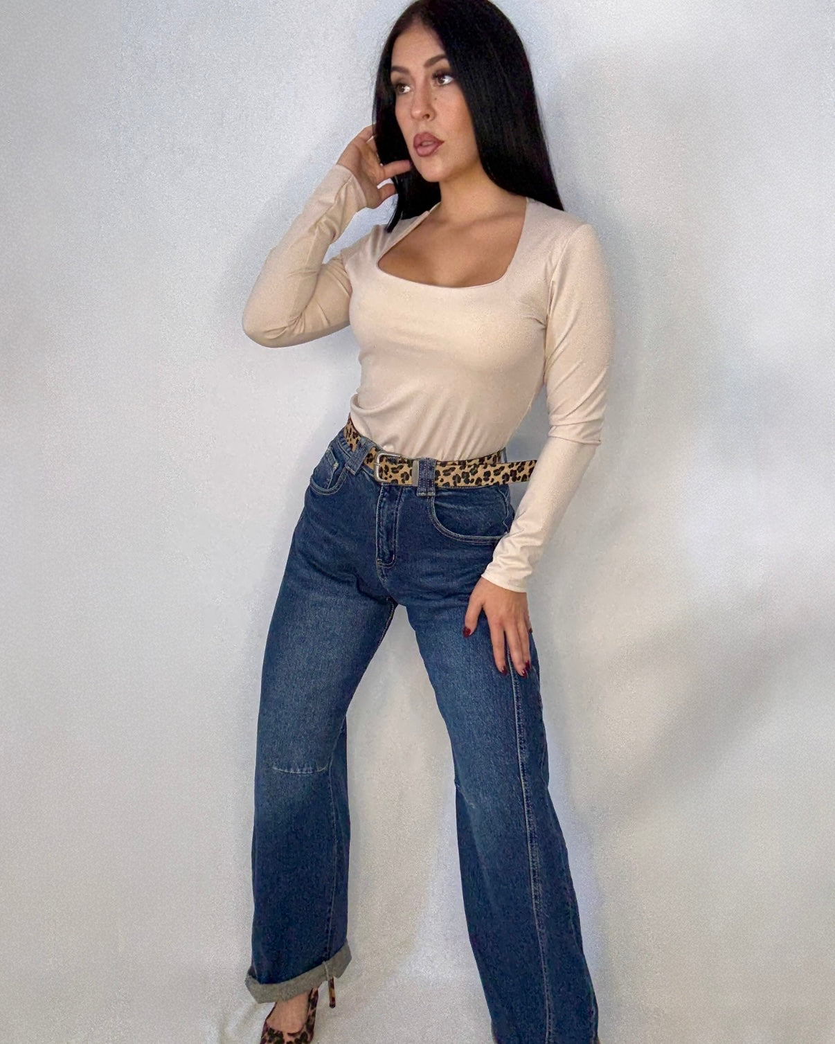 Jeans Balloon cinturón