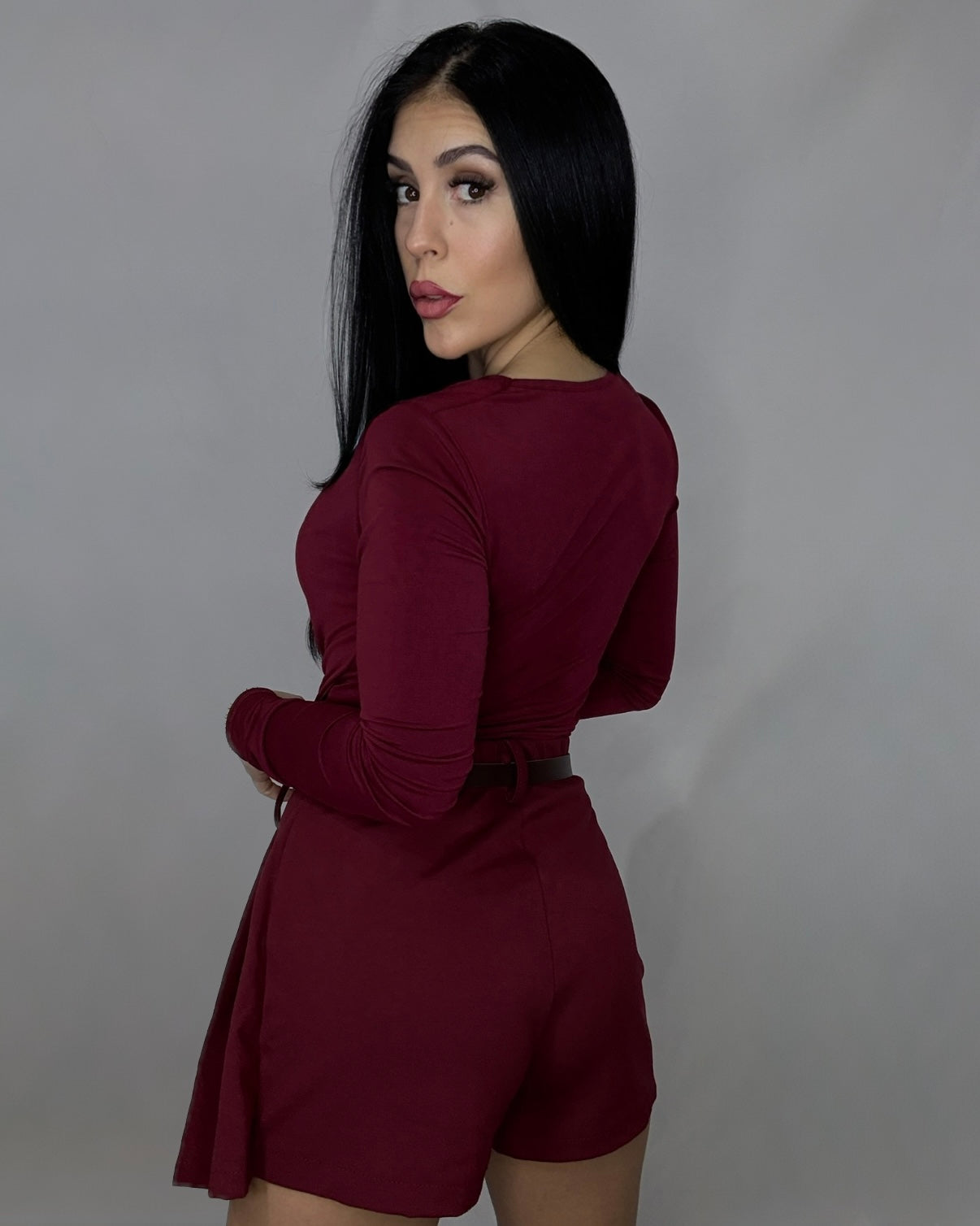 Falda/pantalón Nieves Burdeos