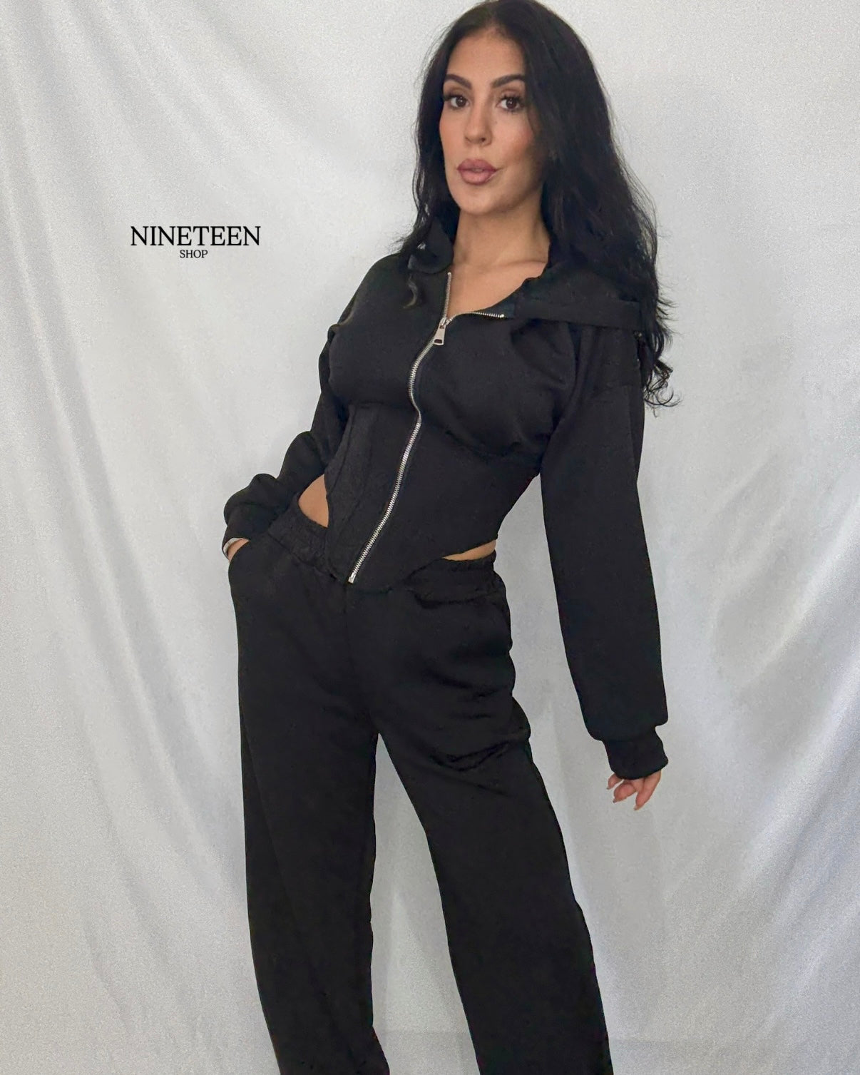 Conjunto corset negro