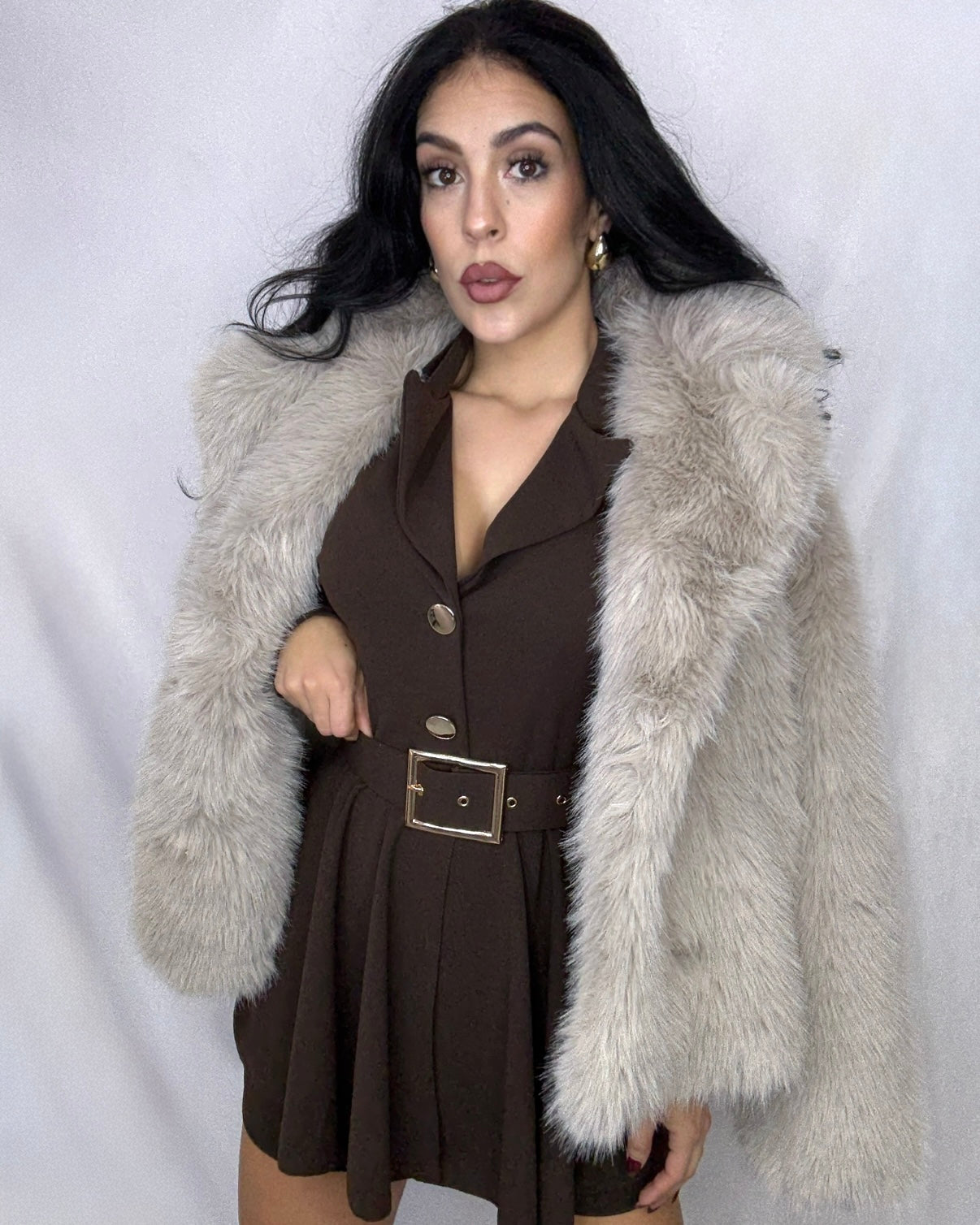 Mono Nerea marrón chocolate