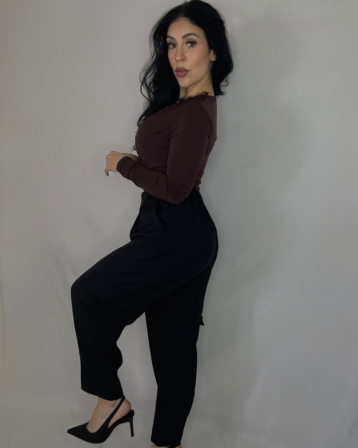 Pantalón bolsillo negro