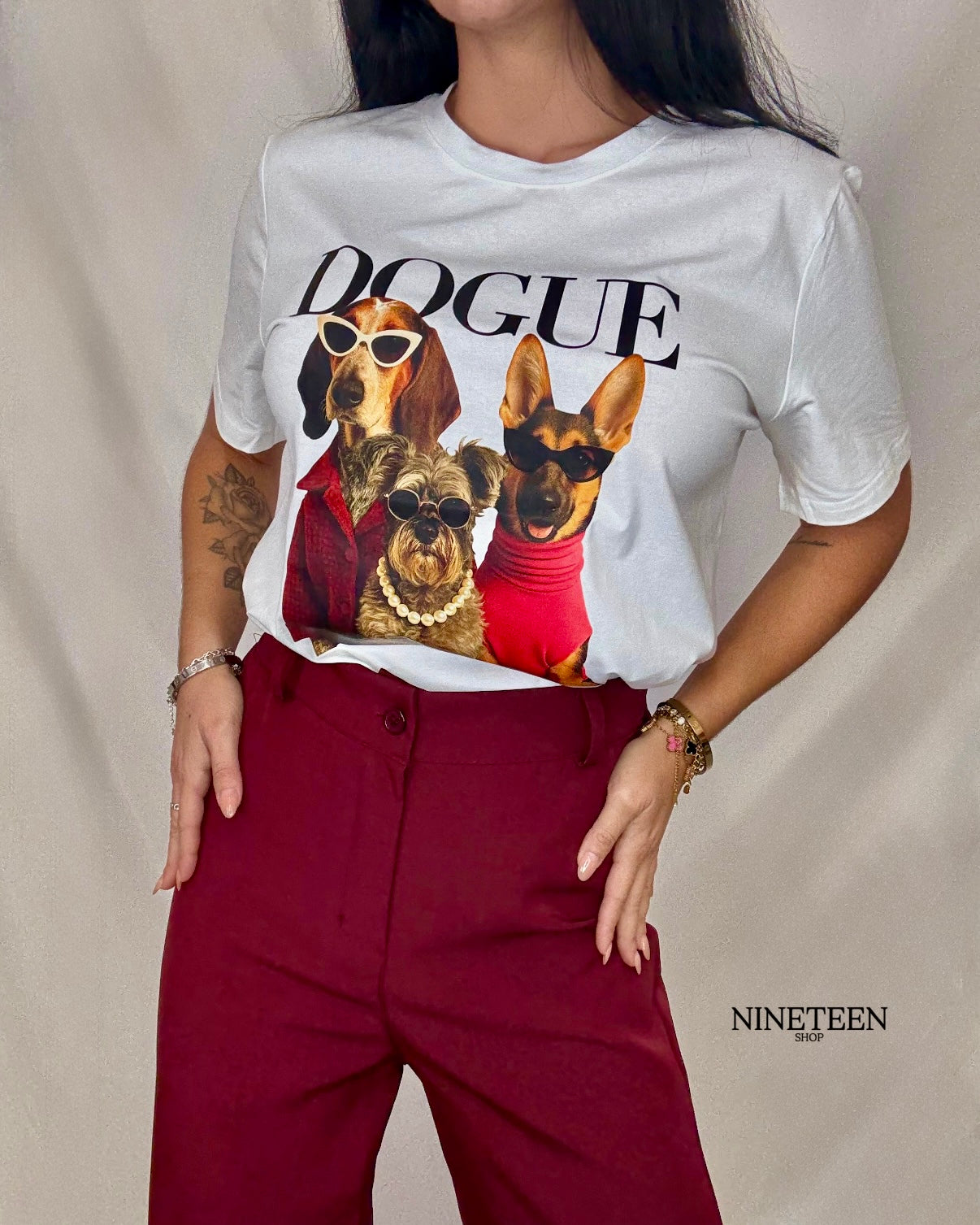 Camiseta Dogue Blanca