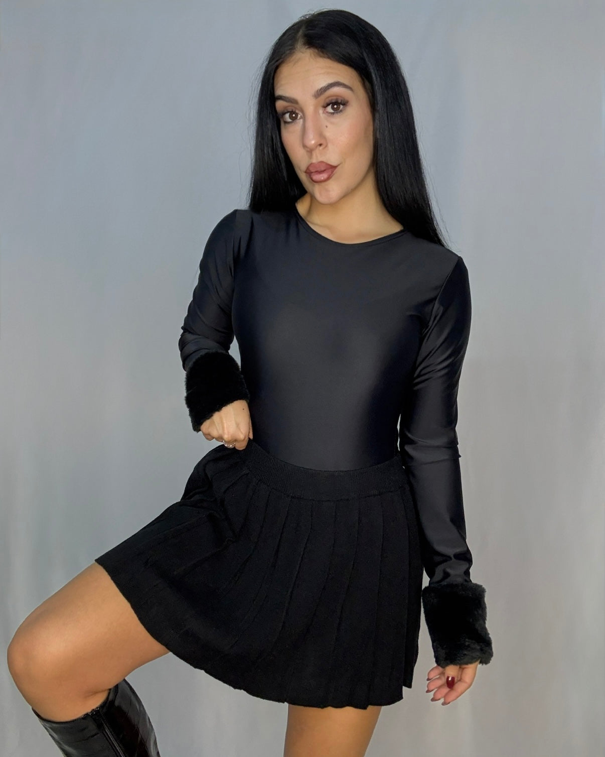 Falda/pantalón Jessica negra