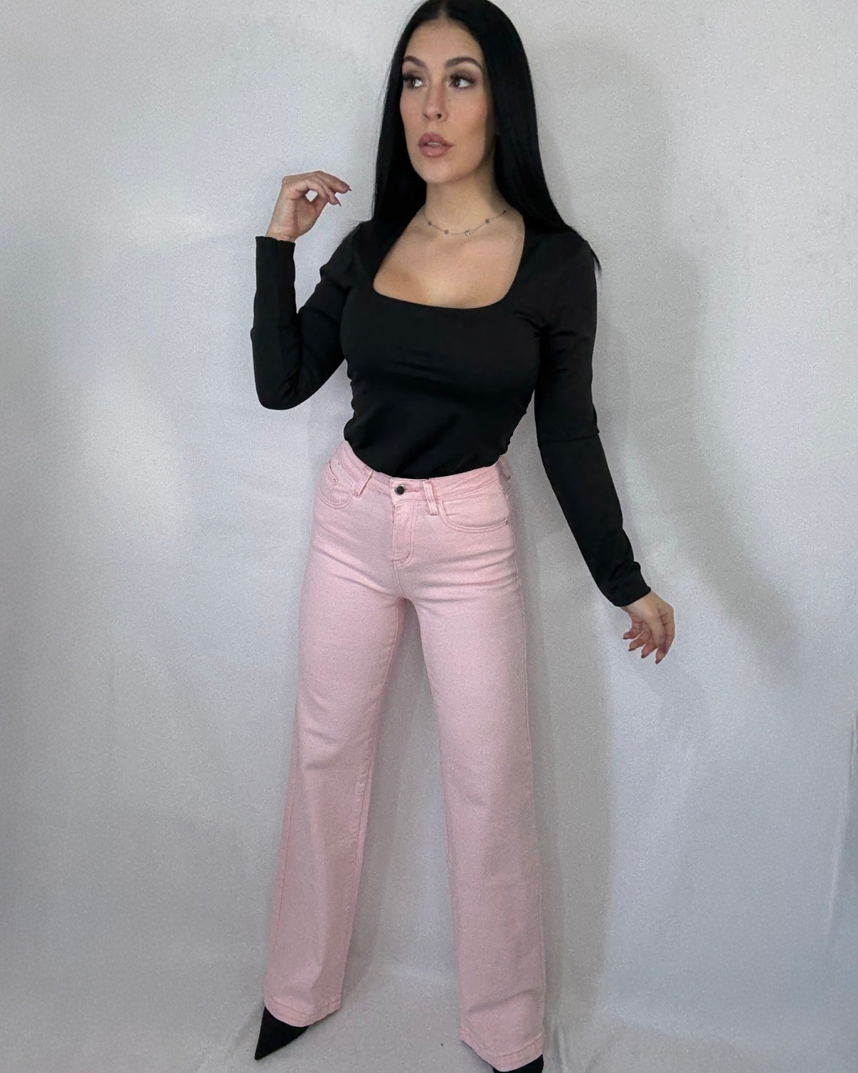 Jeans Eiffel rosa