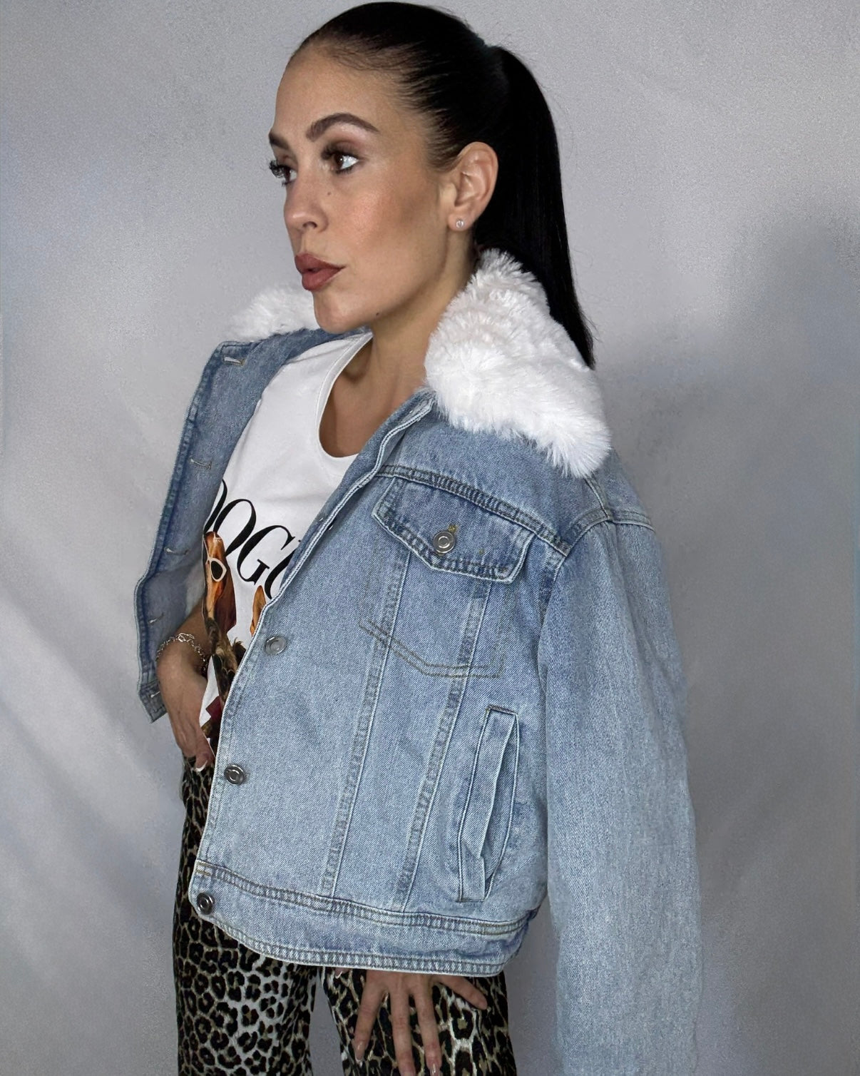 Chaqueta Antonela clara