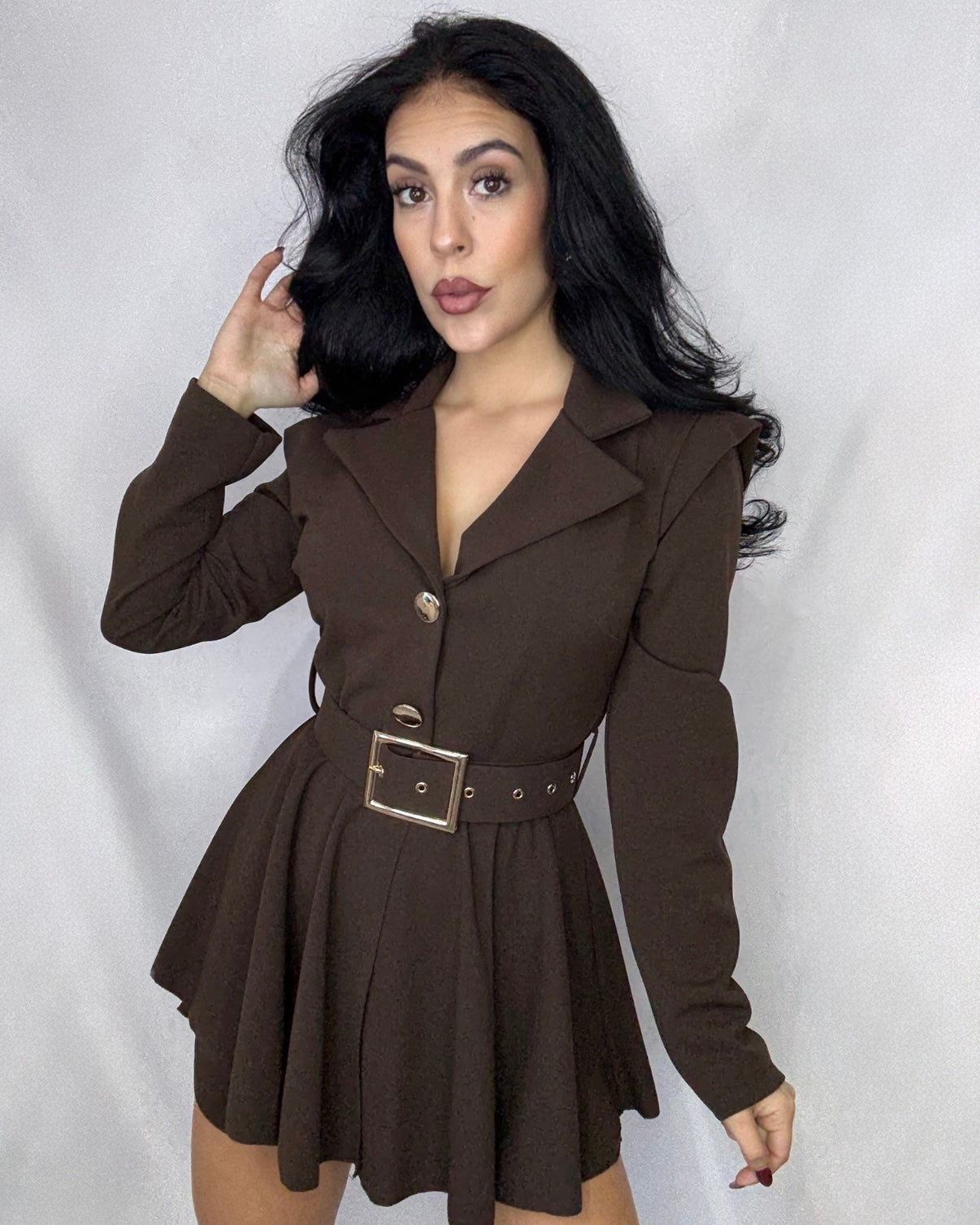 Mono Nerea marrón chocolate