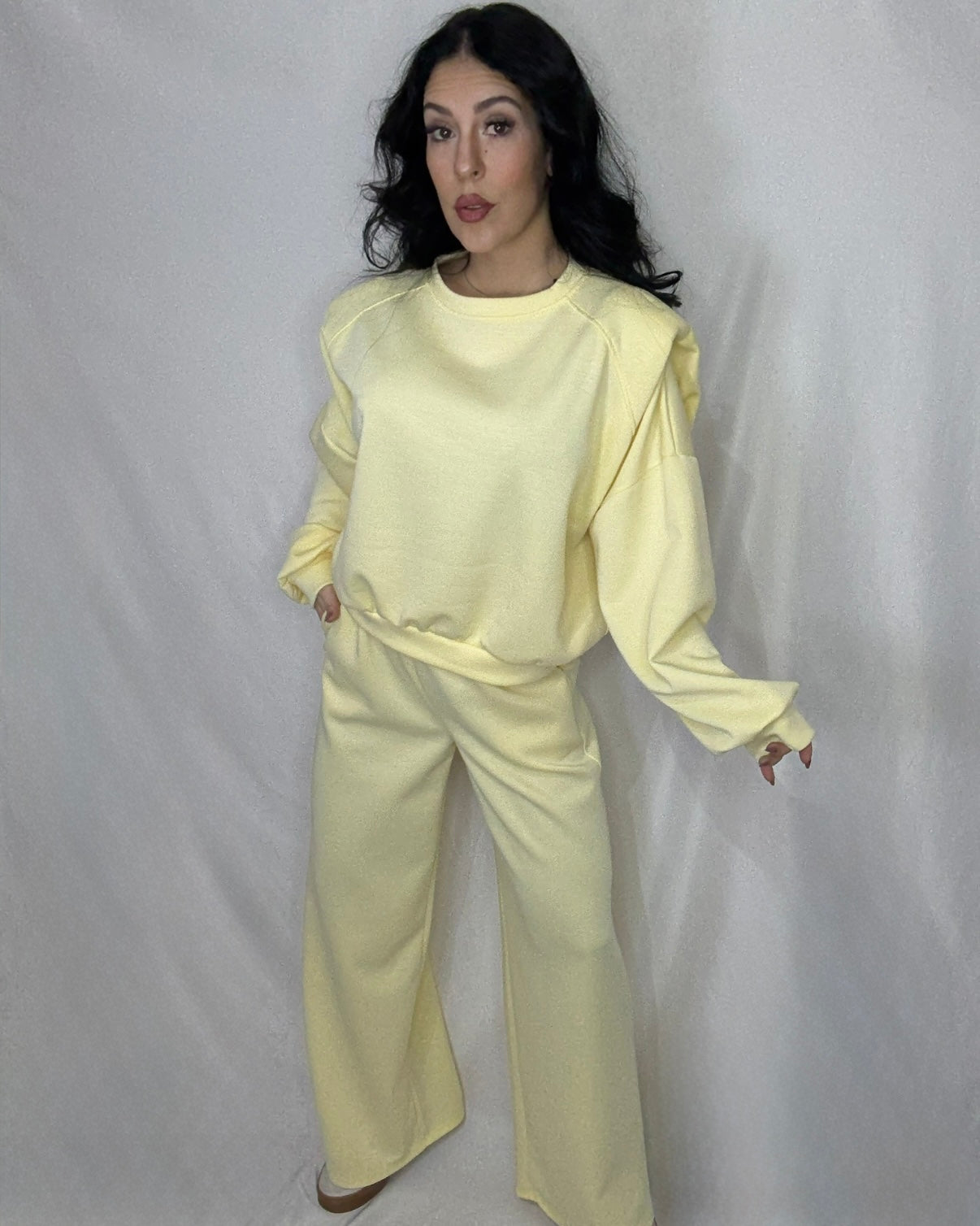 Conjunto hombrera amarillo