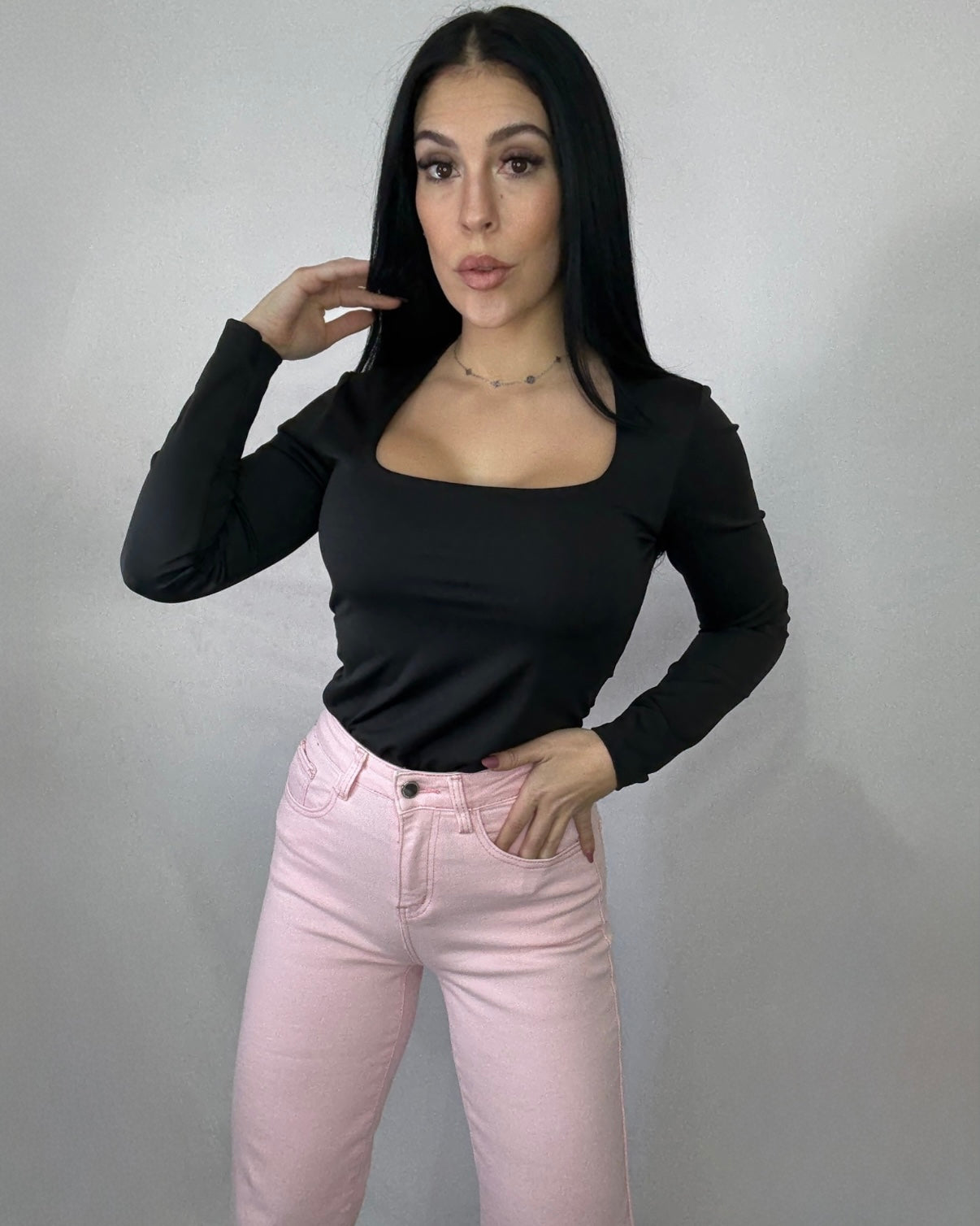 Jeans Eiffel rosa