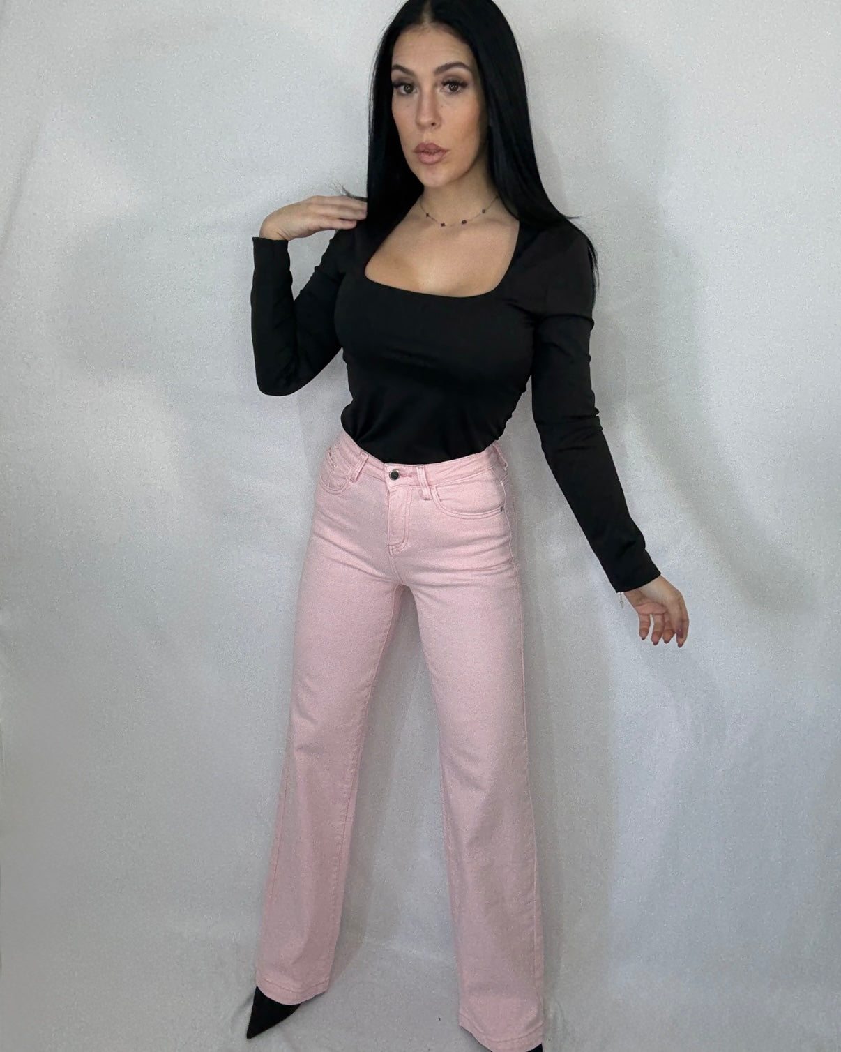 Jeans Eiffel rosa