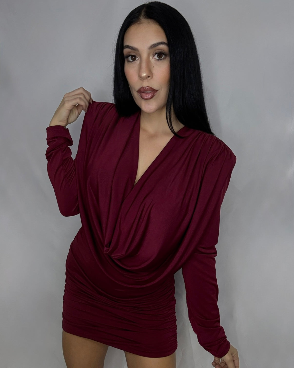 Vestido Lucrecia Burdeos