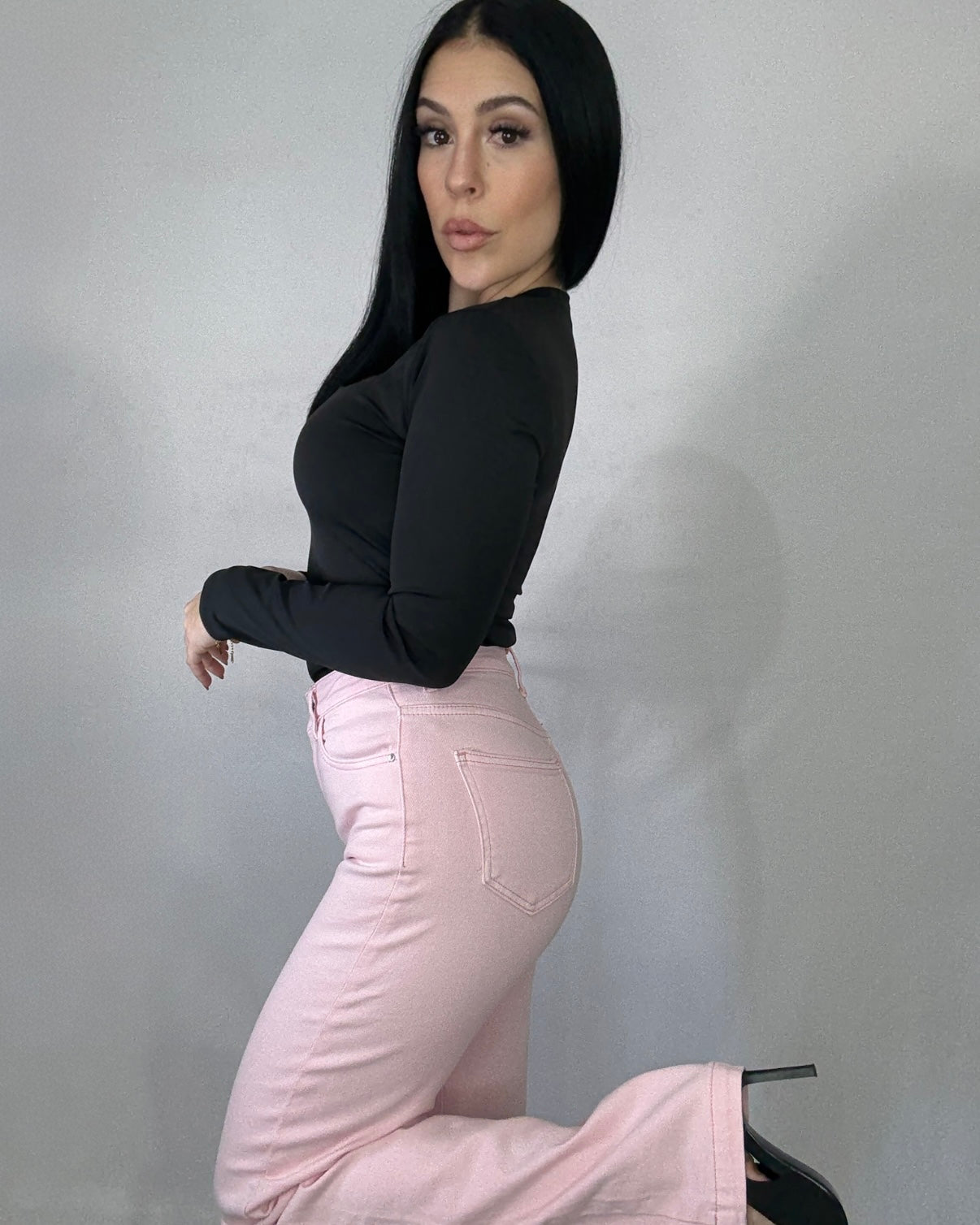 Jeans Eiffel rosa