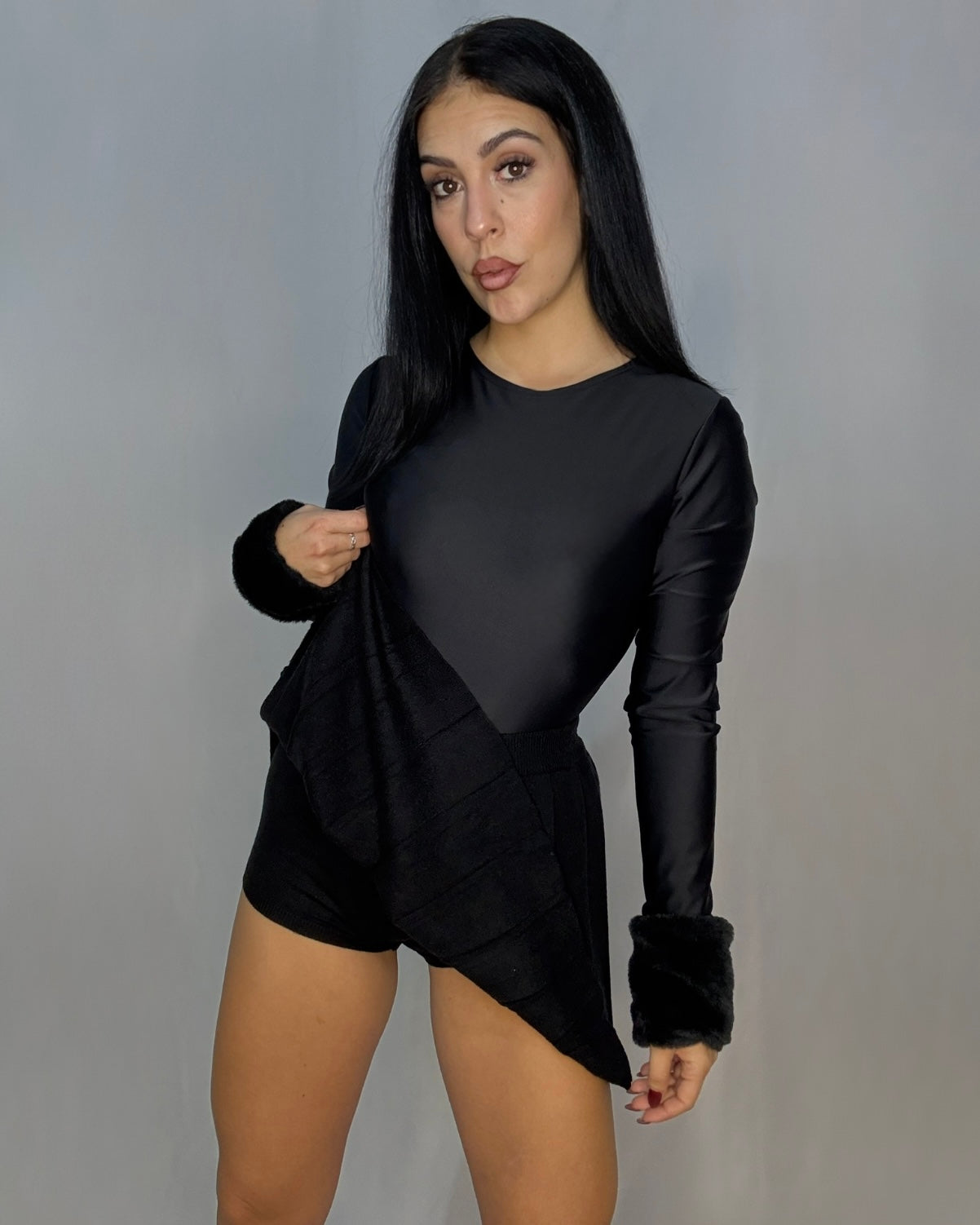 Falda/pantalón Jessica negra