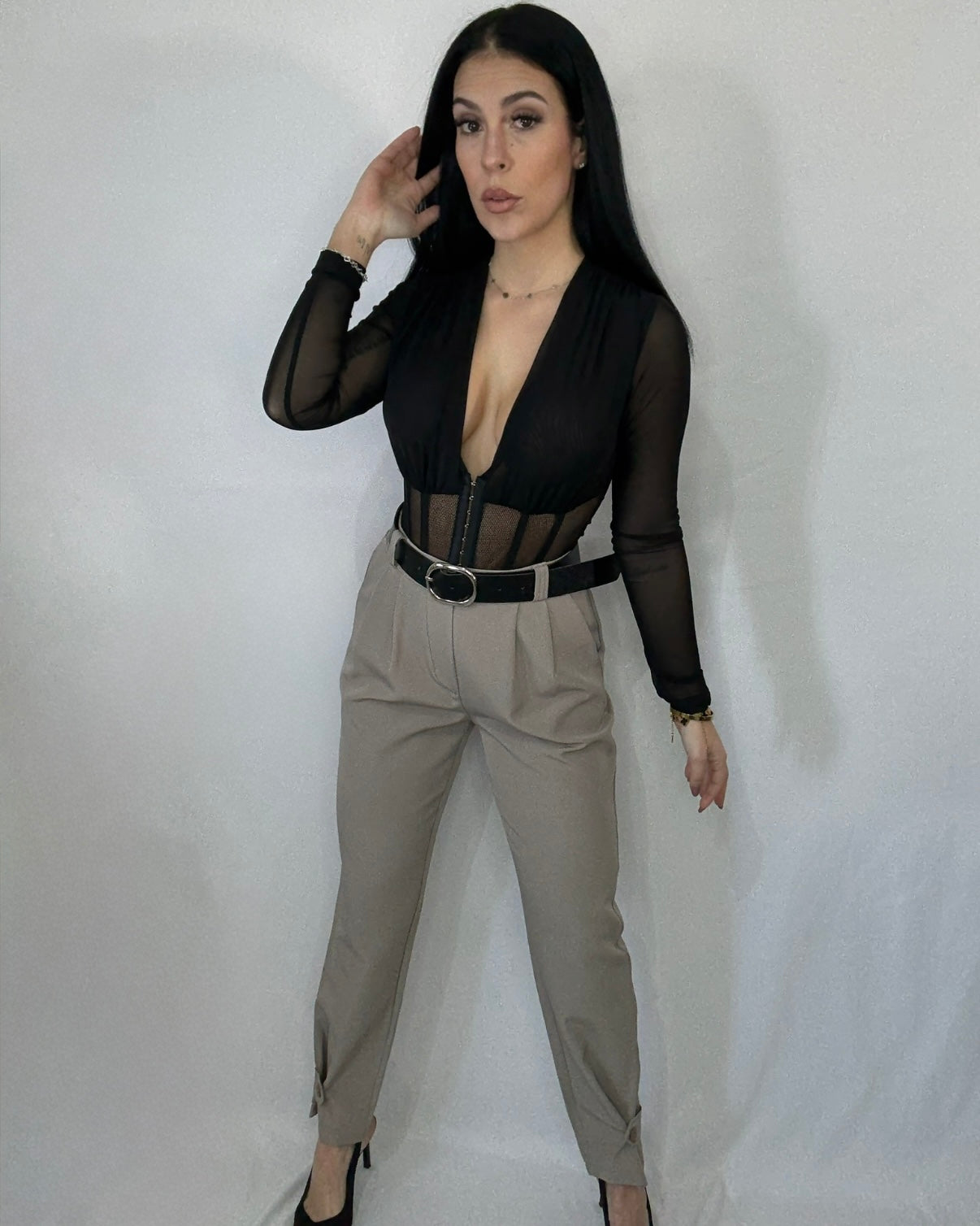 Pantalón Kenia taupe