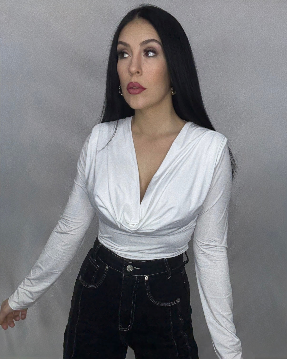 Top licra María blanco