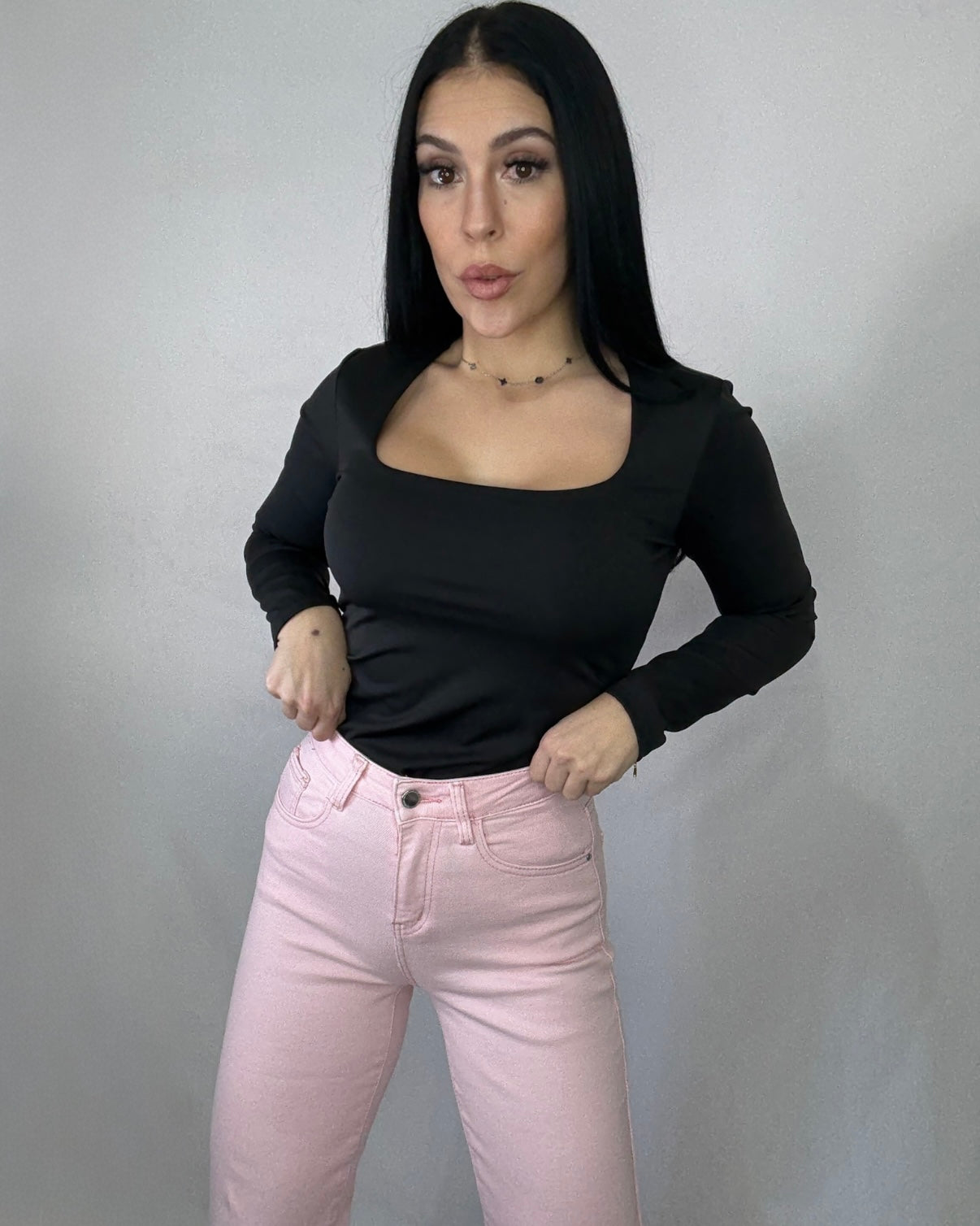 Jeans Eiffel rosa