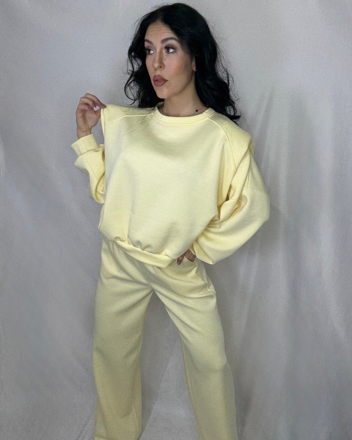 Conjunto hombrera amarillo
