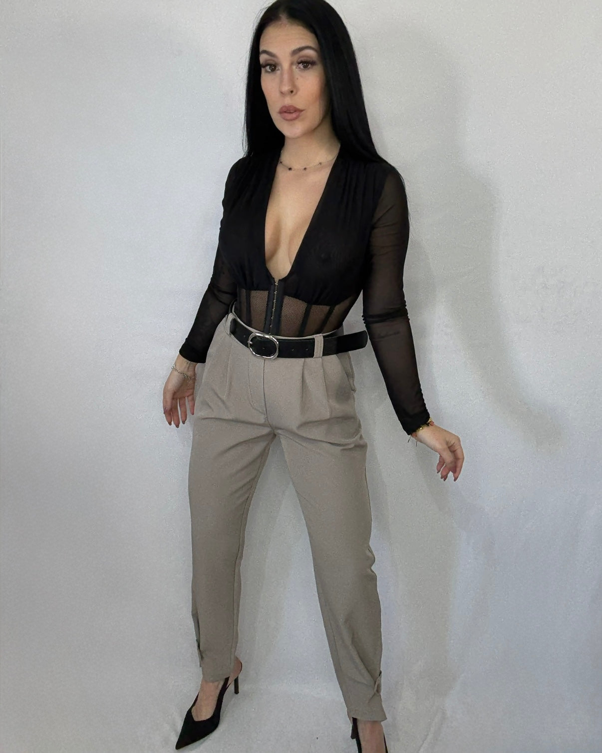 Pantalón Kenia taupe