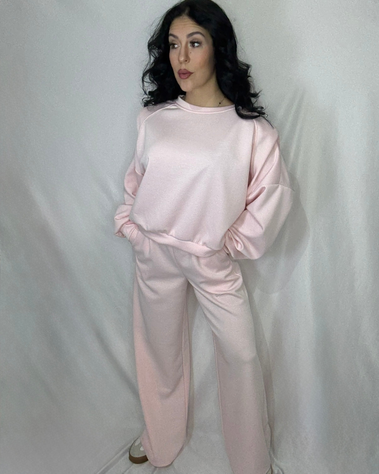 Conjunto hombrera rosa