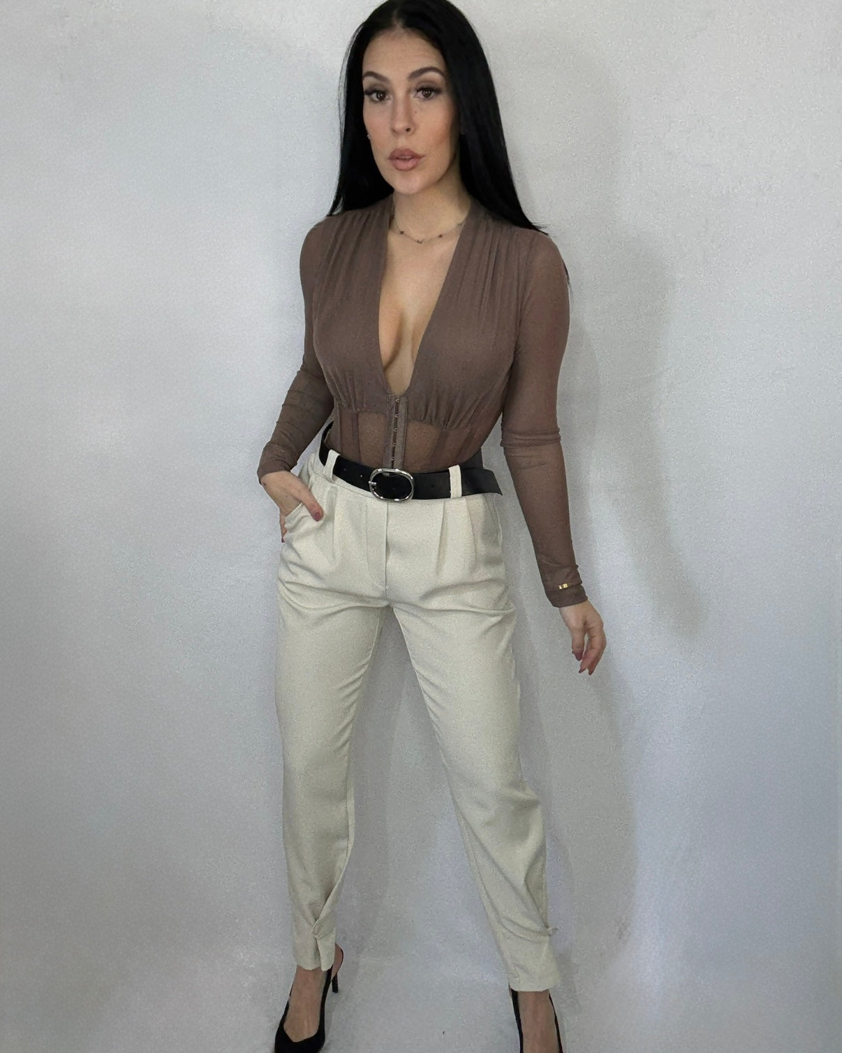 Pantalón Kenia beige
