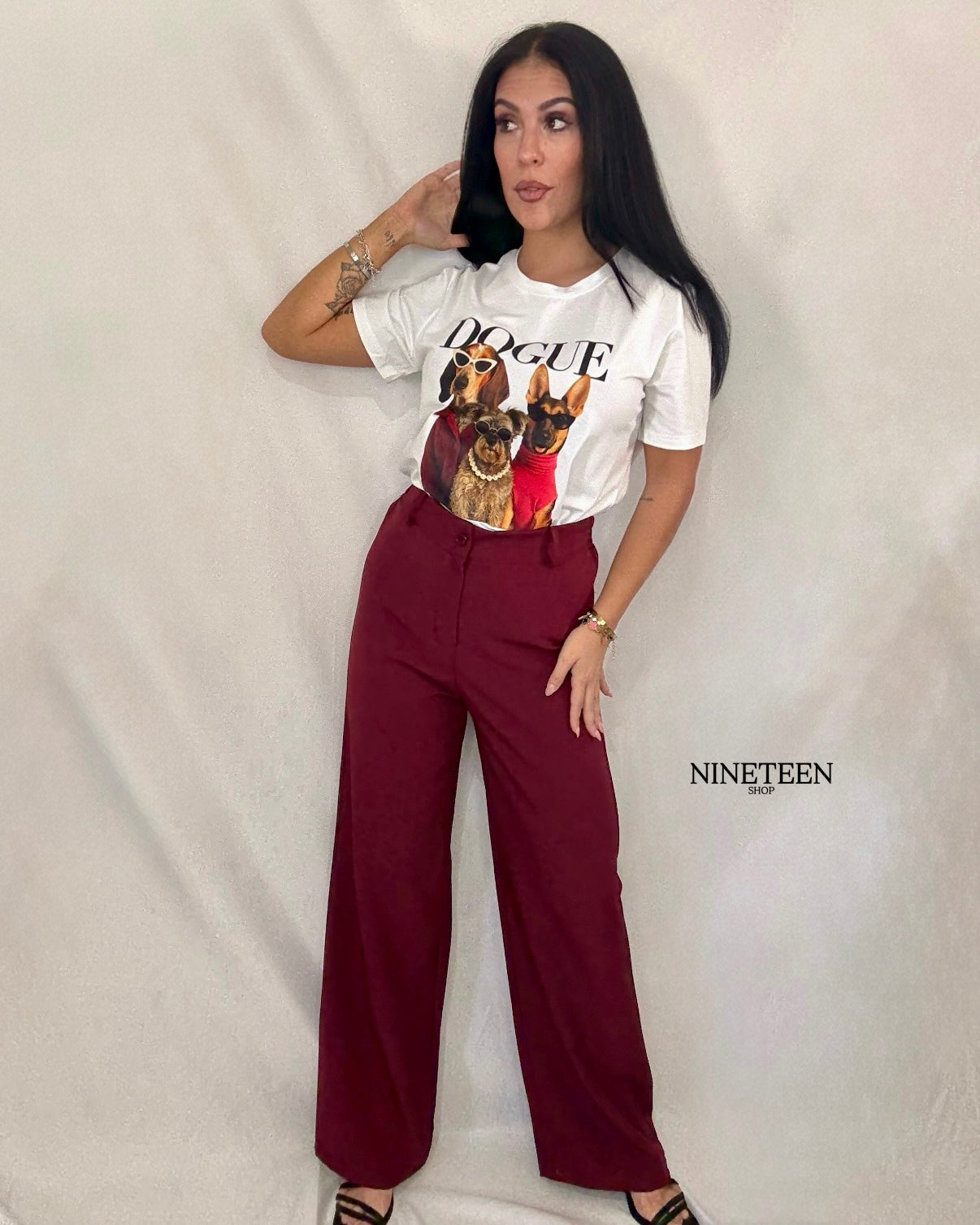 Pantalón Milán Burdeos