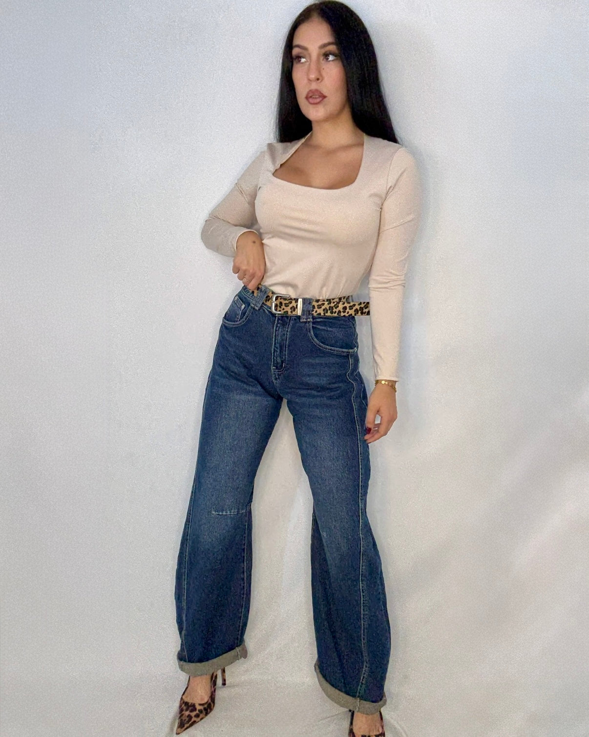 Jeans Balloon cinturón