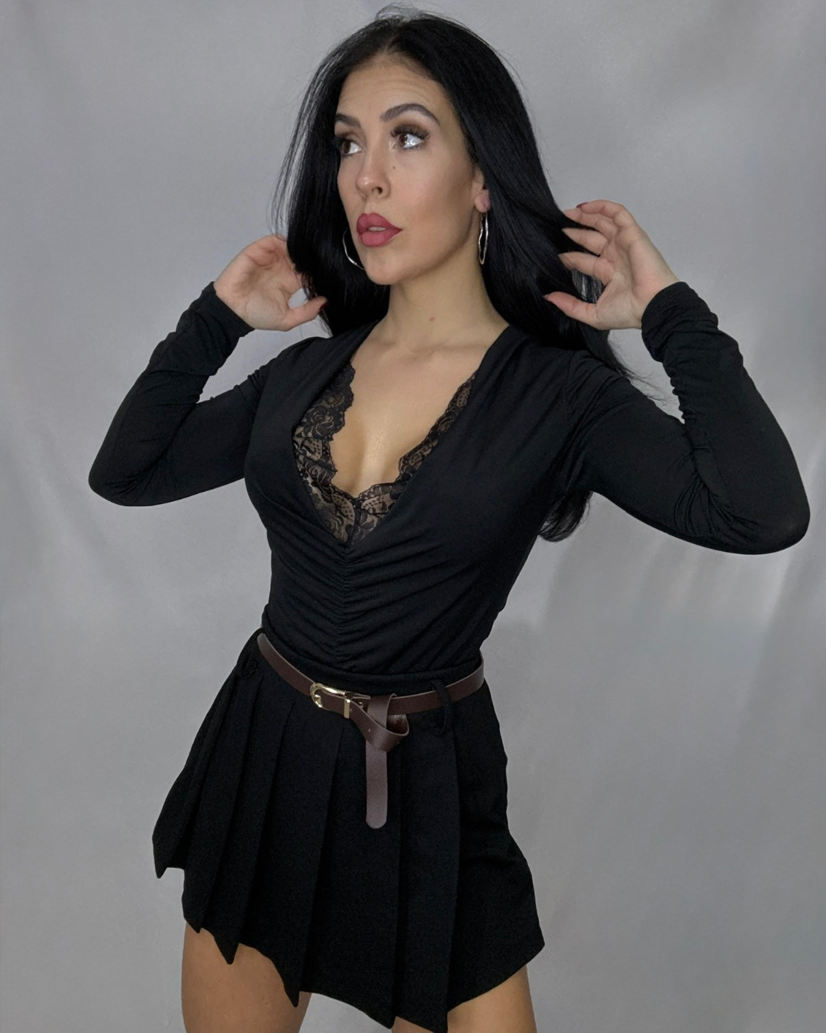 Falda/pantalón Nieves negra