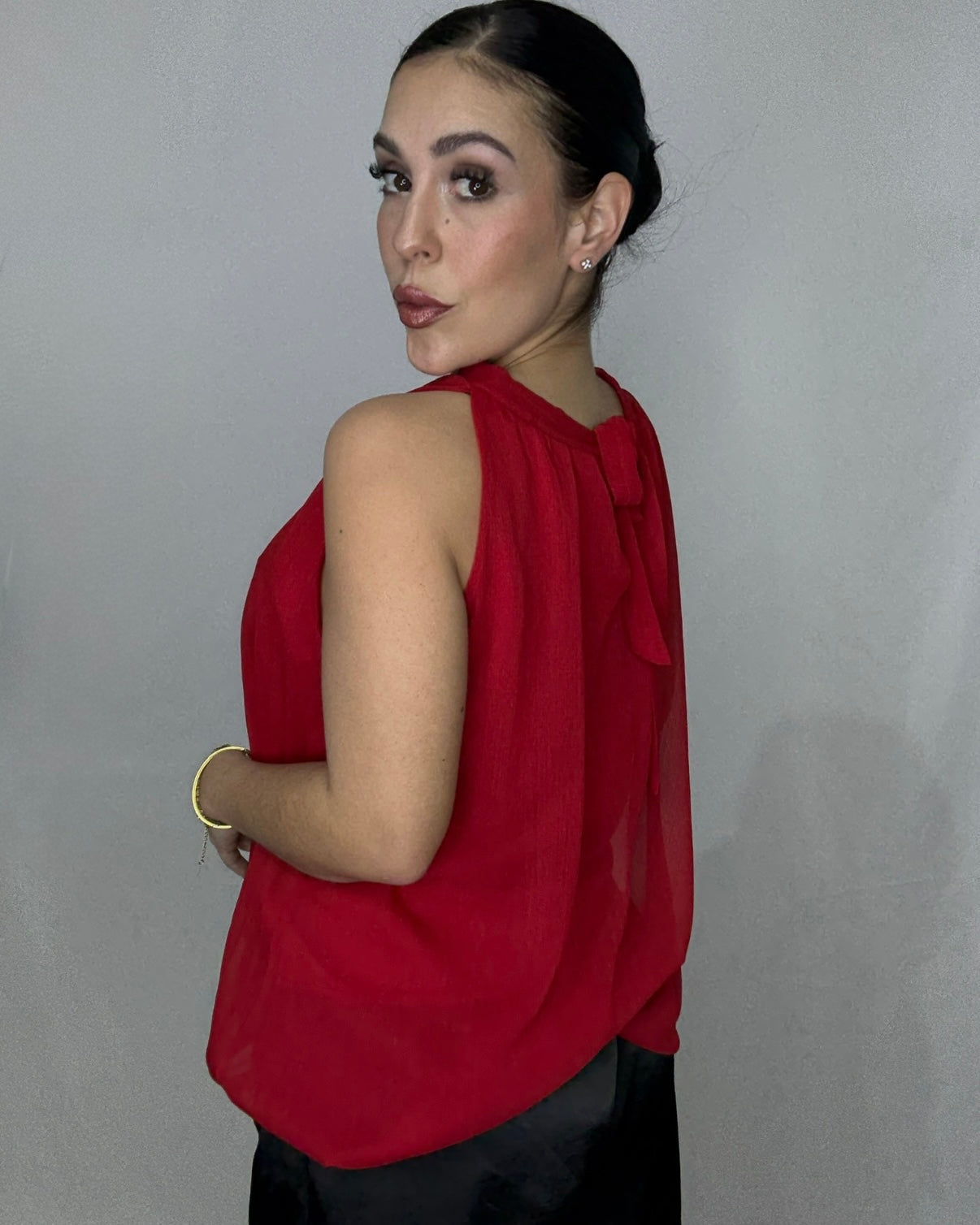Blusa tul roja
