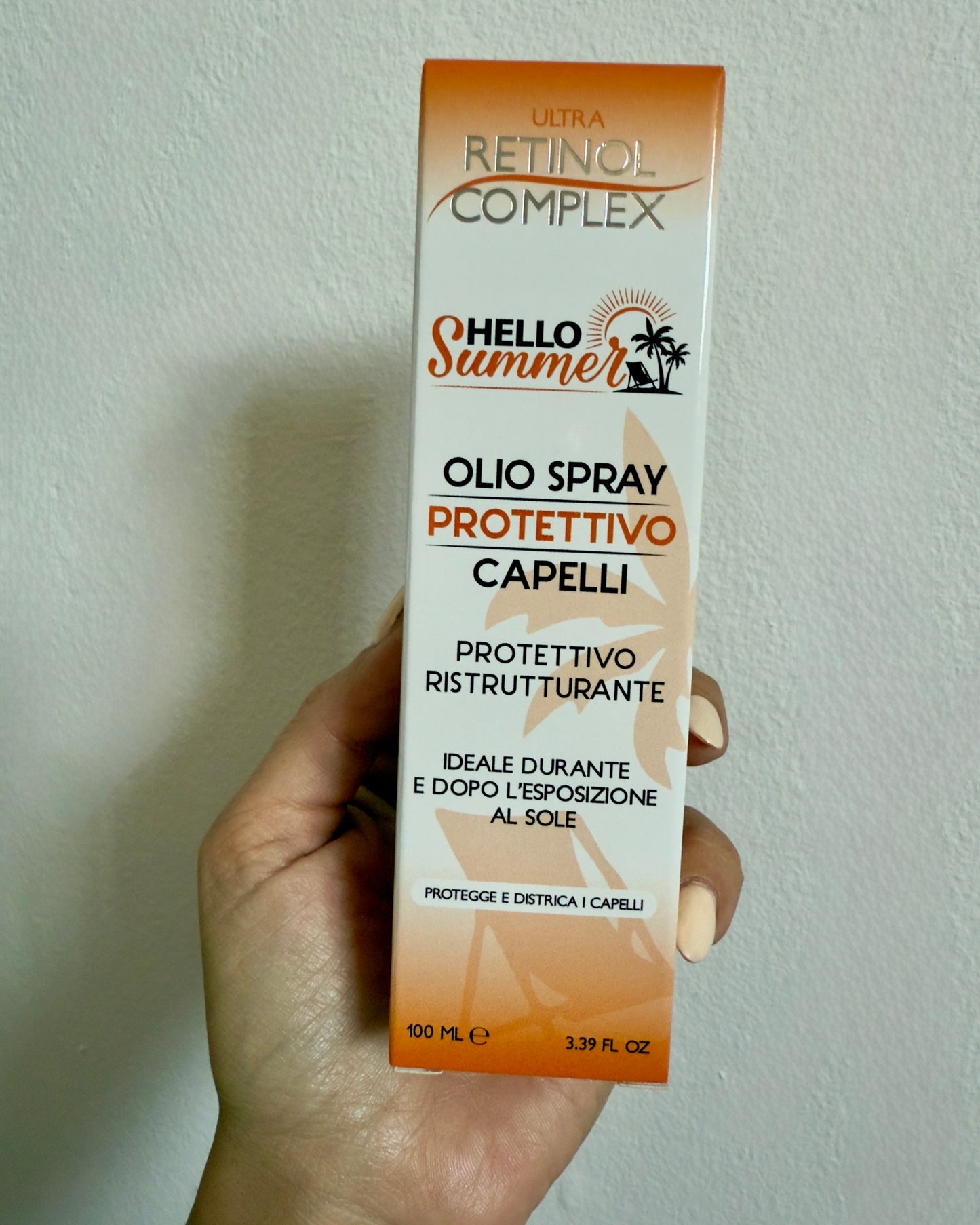 Retinol complex Aceite protector capilar en spray Hello Summer de 100 ml