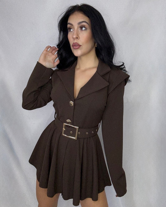 Mono Nerea marrón chocolate