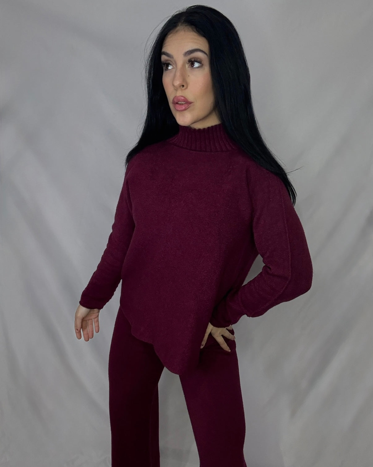 Conjunto punto Nuria Burdeos