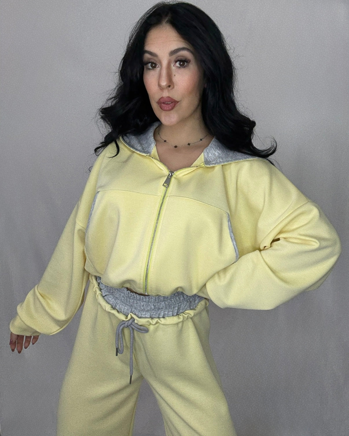 Conjunto combinado amarillo