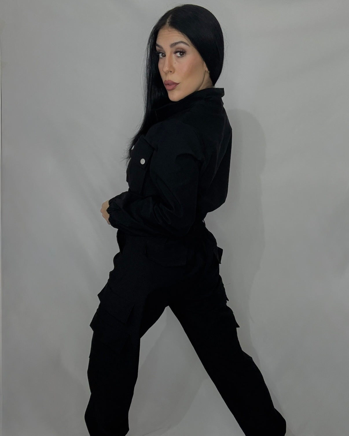 Conjunto cargo negro