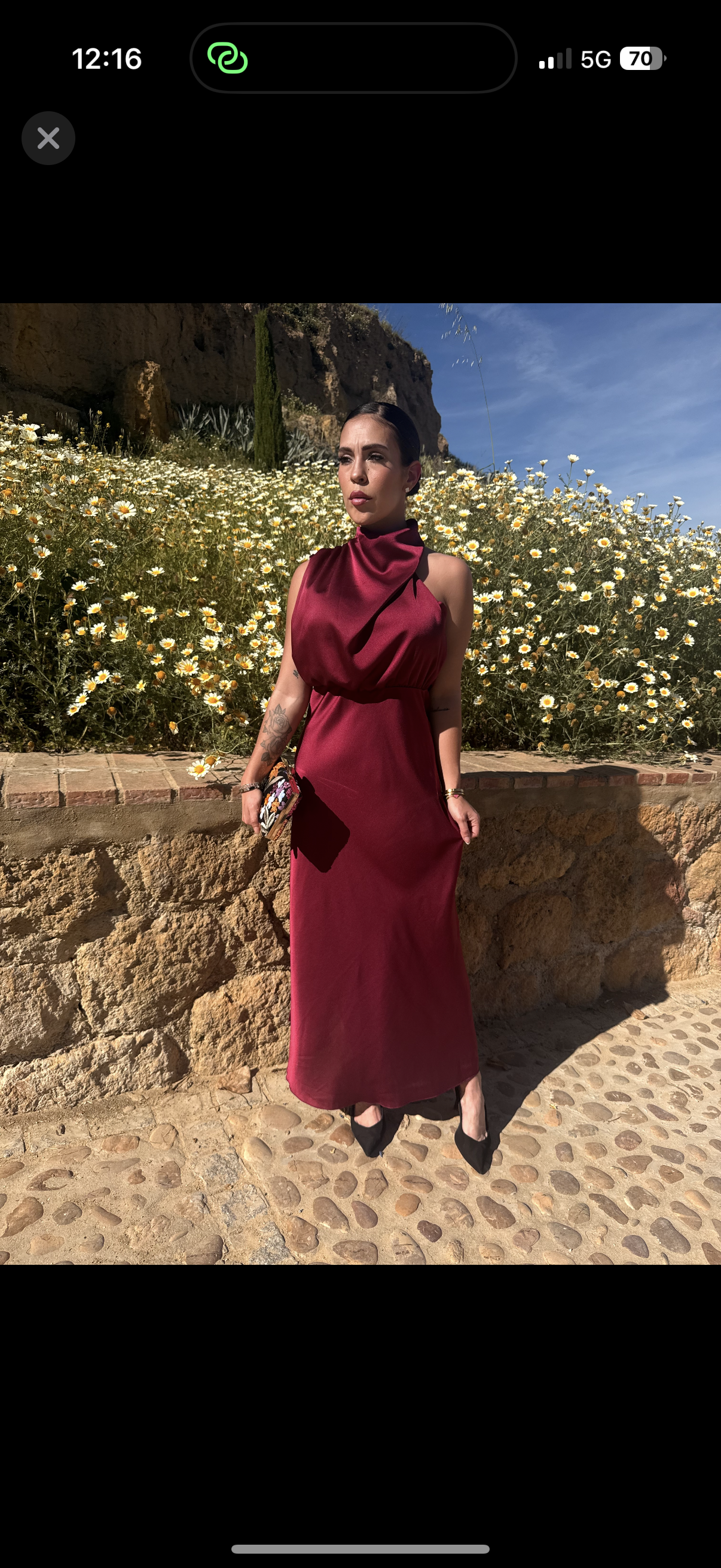 Vestido Italia Burdeos