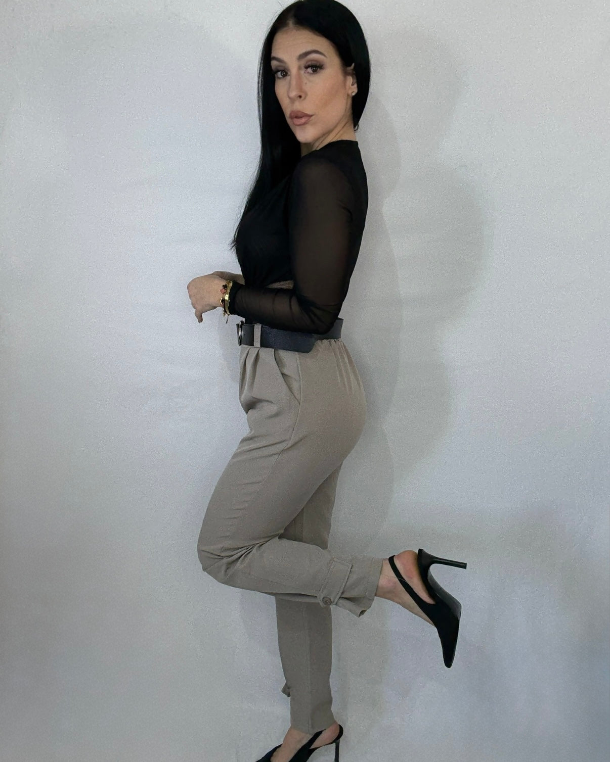Pantalón Kenia taupe