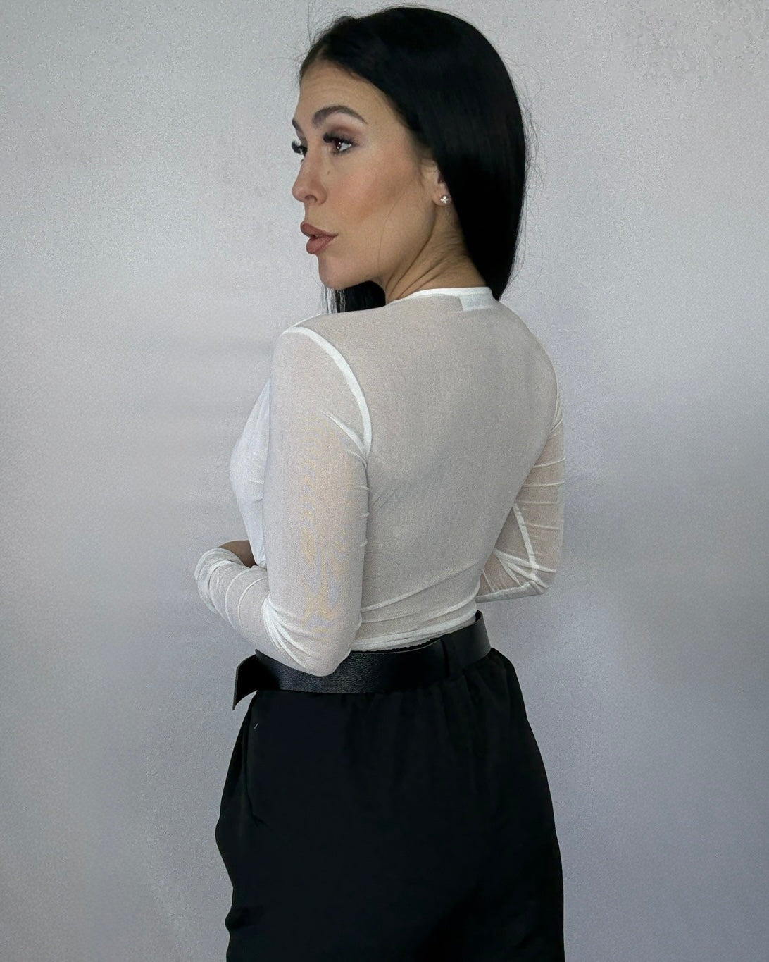 Body corsé María blanco