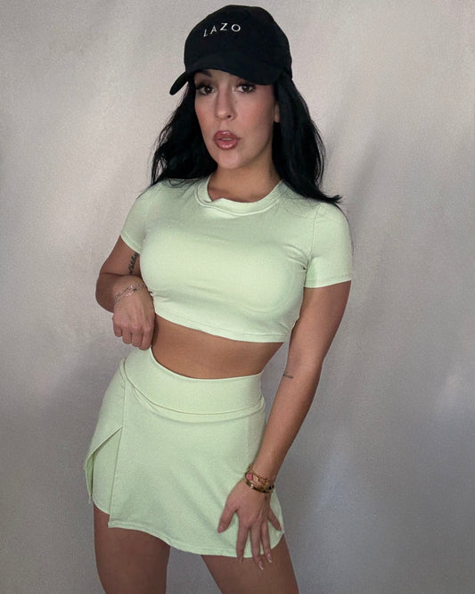 Conjunto yoga verde agua