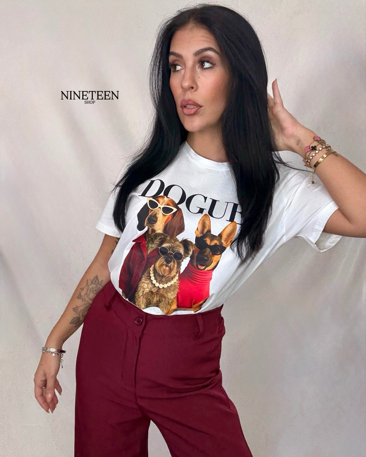 Camiseta Dogue Blanca