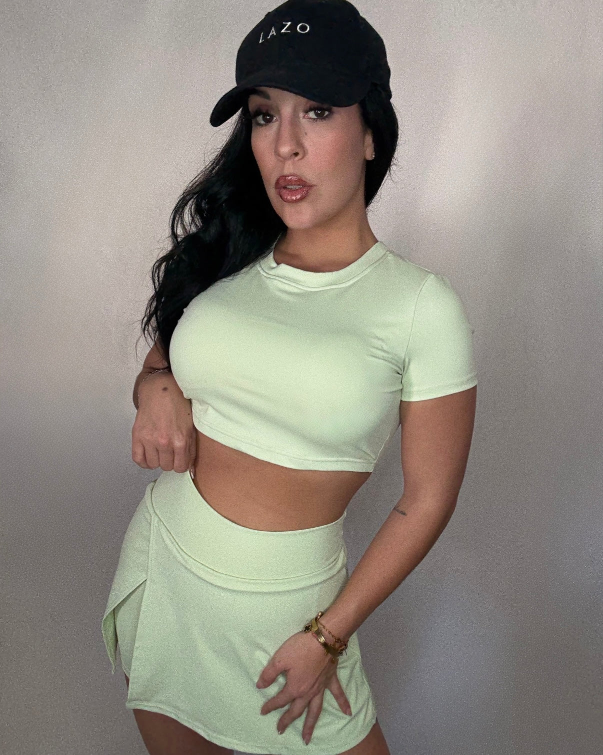 Conjunto yoga verde agua