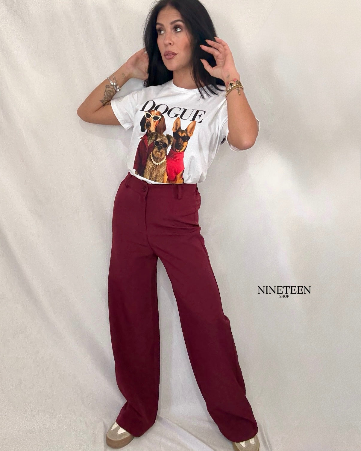 Pantalón Milán Burdeos