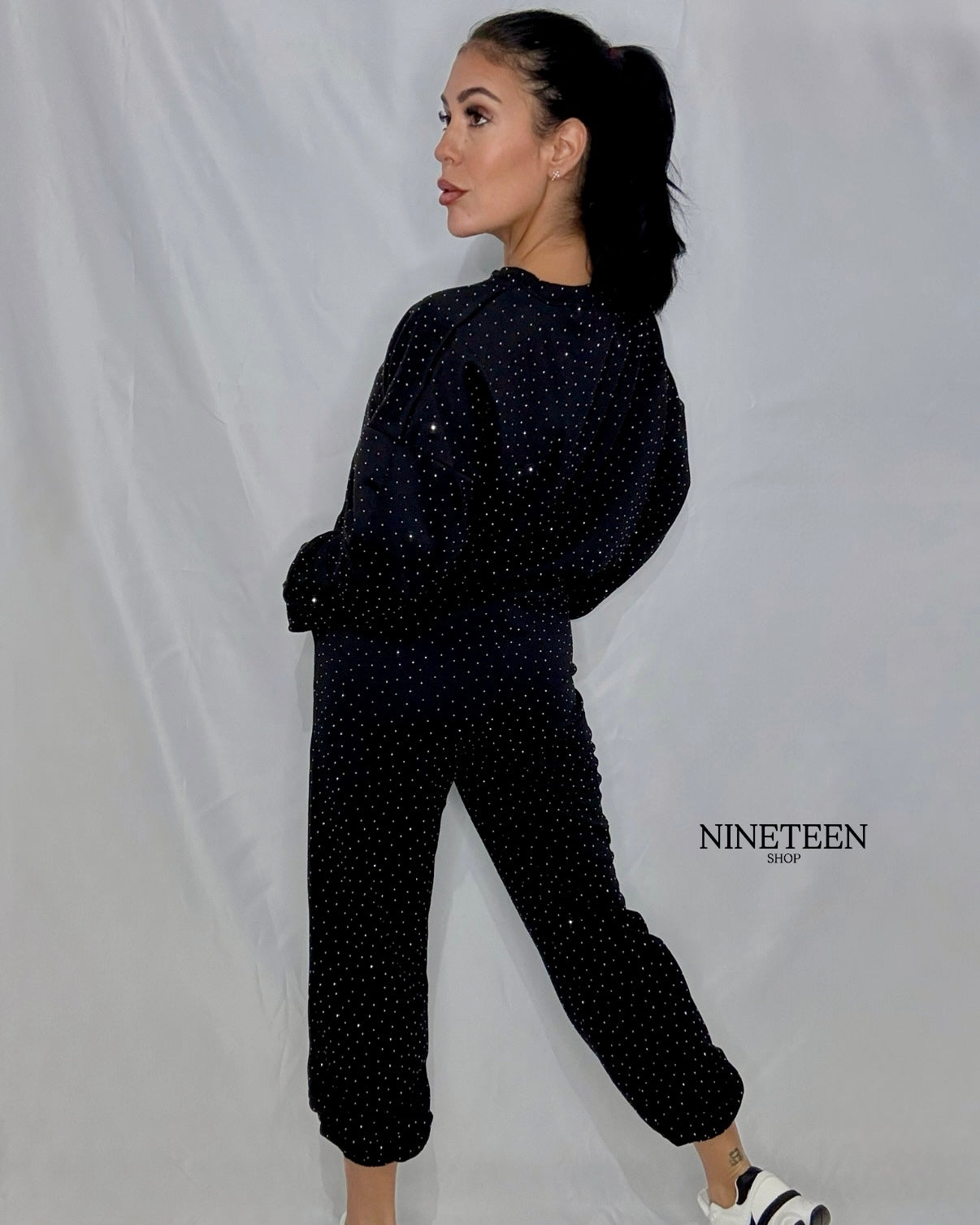 Conjunto brillo negro