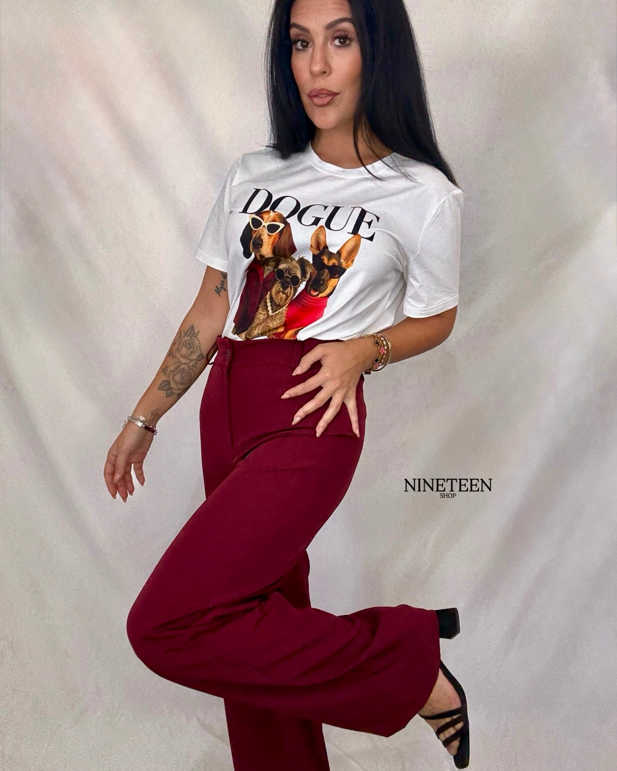 Pantalón Milán Burdeos