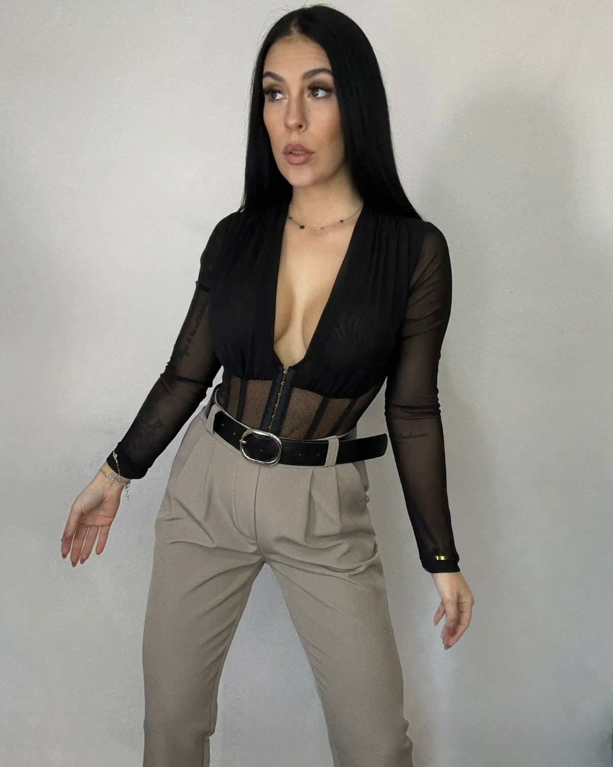 Pantalón Kenia taupe