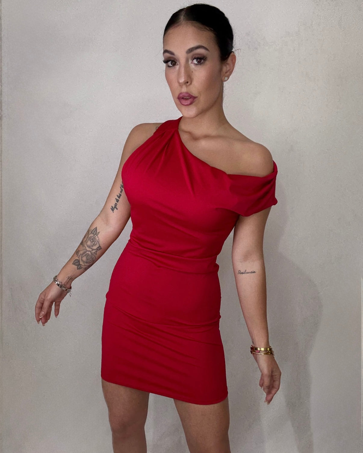 Vestido licra rojo